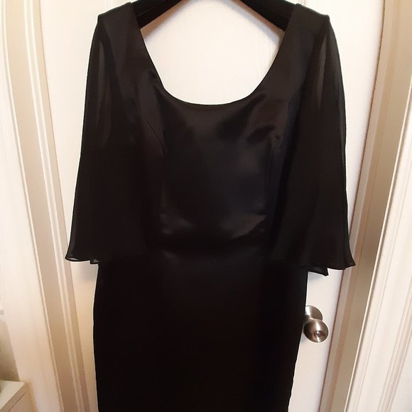 Escada Cocktail Silk Dress Plus Size - Picture 1 of 6